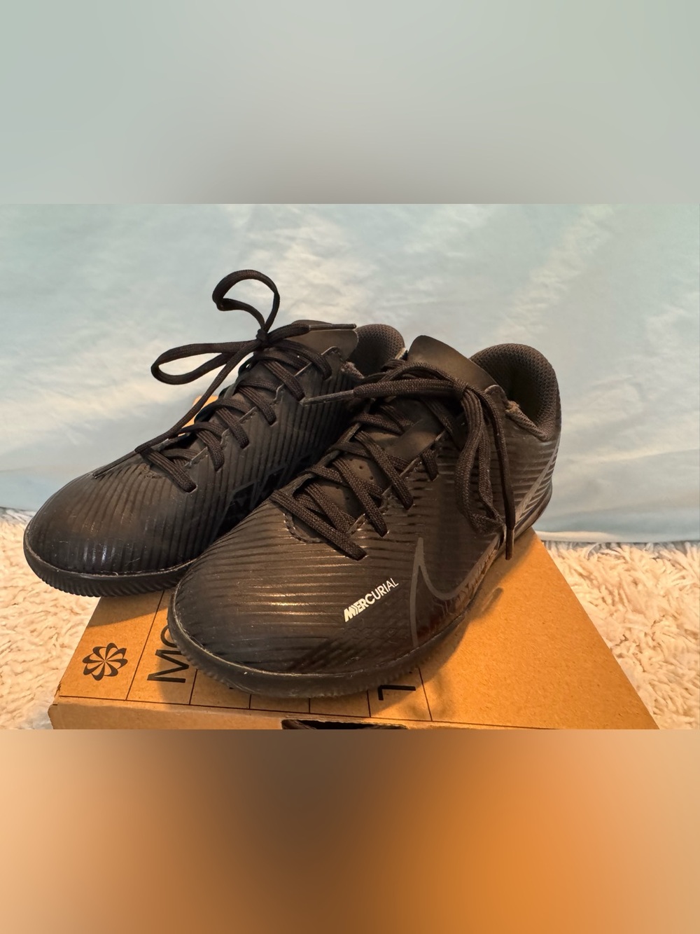 Nike Black Kids' Mercurial Low-Profile Soccer Sneakers